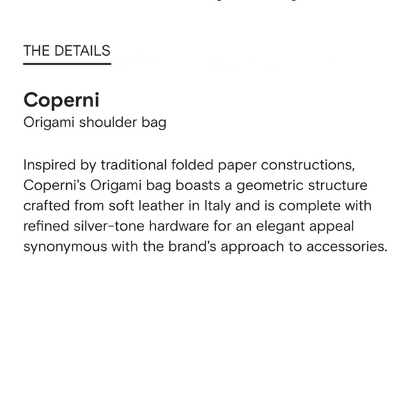 Coperni Red Calf Leather Origami Shoulder / Hand Bag - Picture 10 of 16
